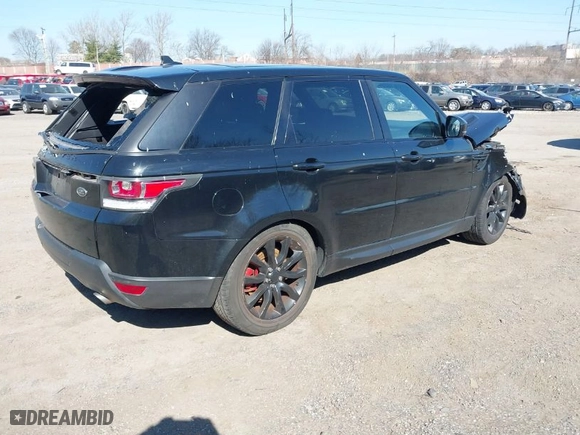 2016 Land Rover Range Rover Sport V6 HSE with VIN SALWR2PFXGA118320, listed as a IAAI auction lot 41771753 with NaN miles. Bid and sale history available at carsss.com. Image 4.