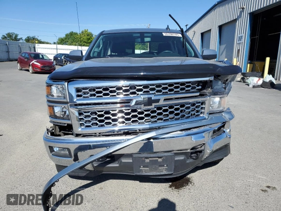2015 Chevrolet Silverado 1500 LT with VIN 3GCUKREC7FG466810, listed as a Copart auction lot 55700145 with Not Provided miles and Salvage Title. Bid and sale history available at DreamBid. Image 5.