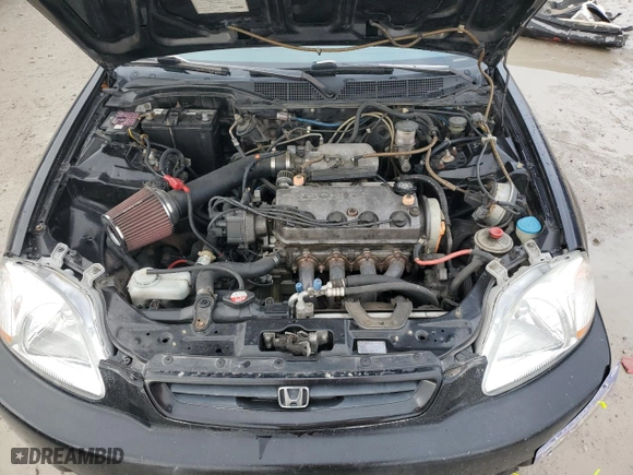 1996 Honda Civic EX with VIN 1HGEJ8149TL000909, listed as a Copart auction lot 86642394 with 178,900 mi miles and Salvage Title. Bid and sale history available at carsss.com. Image 11.