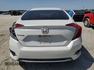 2020 Honda Civic LX with VIN 19XFC2F67LE011646, listed as a Copart auction lot 57428275 with 93,244 mi miles and Salvage title. Bid and sale history available at DreamBid. Image 6.