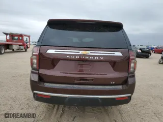 2022 Chevrolet Suburban LT with VIN 1GNSKCKDXNR251915, listed as a Copart auction lot 76591264 with 72,143 mi miles and Clean Title. Bid and sale history available at carsss.com. Image 6.