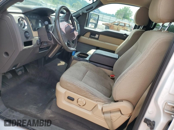 2012 Ford F-150 XL with VIN 1FTFW1ET3CFA97536, listed as a Copart auction lot 60842665 with 136,127 mi miles and Salvage title. Bid and sale history available at DreamBid. Image 7.