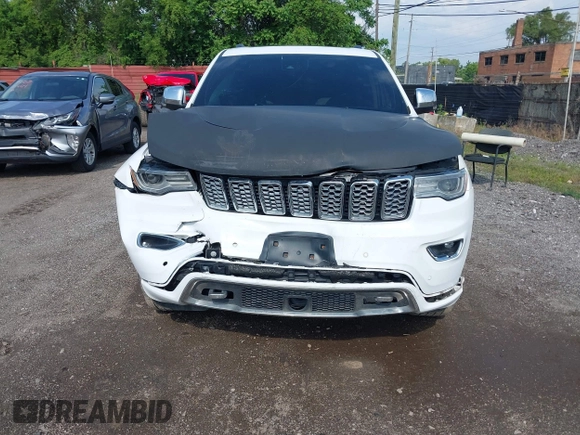 2017 Jeep Grand Cherokee Overland with VIN 1C4RJFCT6HC880306, listed as a IAAI auction lot 42534987 with 97,976 mi miles and . Bid and sale history available at DreamBid. Image 12.