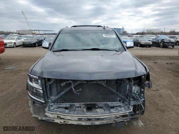 2017 Chevrolet Suburban Premier with VIN 1GNSKJKCXHR403076, listed as a Copart auction lot 46606025 with 99,481 mi miles and Salvage Title. Bid and sale history available at carsss.com. Image 5.