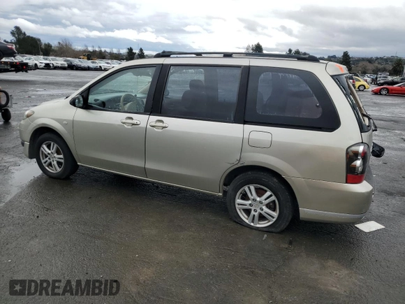 2005 Mazda MPV LX z VIN JM3LW28A950550462, wystawiony jako Copart lot #43802205 z przebiegiem 179 837 mil mil oraz Szkoda całkowita • Salvage title. Historia ofert i sprzedaży dostępna na DreamBid. Obrazek 2.