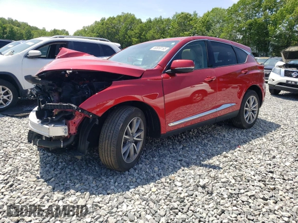 2021 Acura RDX Technology with VIN 5J8TC2H57ML014600, listed as a Copart auction lot 60658165 with Not provided miles and Salvage title. Bid and sale history available at DreamBid. Image 1.
