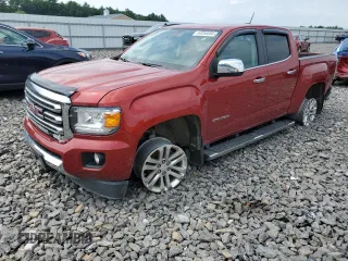 2016 GMC Canyon 4WD SLT with VIN 1GTG6DE30G1222596, listed as a Copart auction lot 64058084 with 121,038 mi miles and Salvage Title. Bid and sale history available at carsss.com. Image 1.