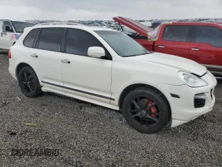2008 Porsche Cayenne GTS with VIN WP1AD29P08LA73303, listed as a Copart auction lot 79801794 with 159,003 mi miles and Salvage title. Bid and sale history available at DreamBid. Image 4.