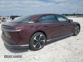 2023 Lucid Air Touring z VIN 50EA1TEA0PA003548, wystawiony jako Copart lot #54116365 z przebiegiem 25 535 mil mil oraz Szkody całkowita. Historia ofert i sprzedaży dostępna na DreamBid. Obrazek 3.