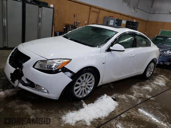 2011 Buick Regal CXL RL2 with VIN 2G4GP5EC9B9208778, listed as a Copart auction lot 44680675 with 120,574 mi miles and Clean title. Bid and sale history available at DreamBid. Image 1.