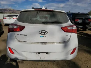 2013 Hyundai Elantra GT with VIN KMHD35LE2DU102133, listed as a Copart auction lot 77911194 with 120,204 mi miles and Salvage Title. Bid and sale history available at carsss.com. Image 6.