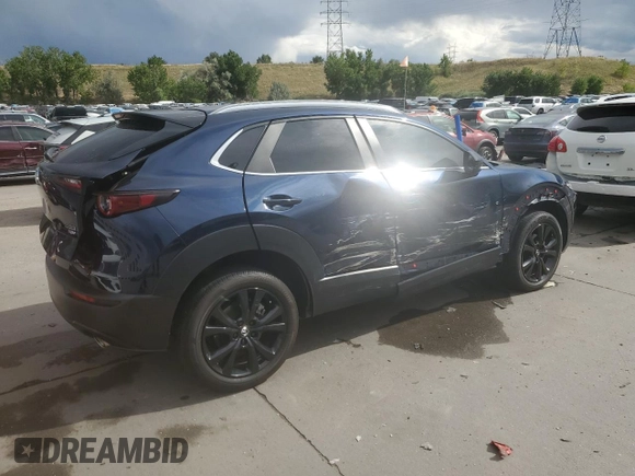 2022 Mazda CX-30 2.5 Turbo with VIN 3MVDMBAY2NM444117, listed as a Copart auction lot 70339374 with 29,260 mi miles and Salvage Title. Bid and sale history available at DreamBid. Image 3.