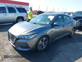 2020 Nissan Sentra SV with VIN 3N1AB8CV7LY245699, listed as a IAAI auction lot 41996373 with 35,625 mi miles and . Bid and sale history available at DreamBid. Image 17.