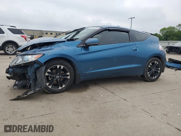2015 Honda CR-Z EX с VIN JHMZF1D6XFS003705, выставлен на аукционе Copart как лот 54626255 с пробегом 64 963 миль миль и Списание • Salvage title. История ставок и продаж доступна на DreamBid. Изображение 1.