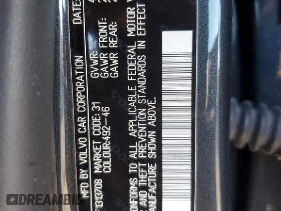 2015 Volvo S60 T5 Drive-E Premier Plus with VIN YV126MFC0F1313708, listed as a Copart auction lot 88606785 with 56,884 mi miles and Salvage Title. Bid and sale history available at carsss.com. Image 12.