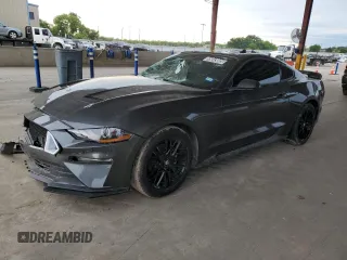 2020 Ford Mustang EcoBoost with VIN 1FA6P8TH3L5176592, listed as a Copart auction lot 55043005 with 58,024 mi miles and Clean title. Bid and sale history available at DreamBid. Image 1.