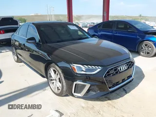 2023 Audi A4 S line Premium Plus z VIN WAUEAAF49PN011561, wystawiony jako IAAI lot #42340712 z przebiegiem 38 700 mil mil oraz . Historia ofert i sprzedaży dostępna na DreamBid. Obrazek 1.