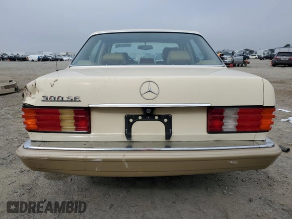 1989 Mercedes-Benz 300 with VIN WDBCA24D2KA430787, listed as a Copart auction lot 50655785 with 145,064 mi miles and Salvage Title. Bid and sale history available at DreamBid. Image 6.