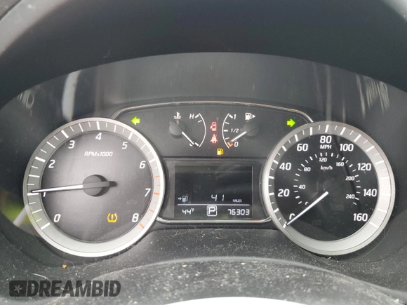 2015 Nissan Sentra SL with VIN 3N1AB7AP2FY365283, listed as a Copart auction lot 44953695 with 76,303 mi miles and Salvage Title. Bid and sale history available at DreamBid. Image 9.