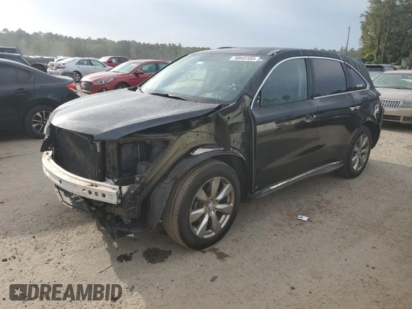 2015 Acura MDX Advance/Entertainment Pkg with VIN 5FRYD4H87FB014723, listed as a Copart auction lot 70845103 with 137,980 mi miles. Bid and sale history available at carsss.com. Image 1.