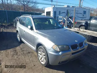 2006 BMW X3 3.0i with VIN WBXPA93446WG81824, listed as a IAAI auction lot 41766176 with 999,999 mi miles. Bid and sale history available at carsss.com. Image 1.