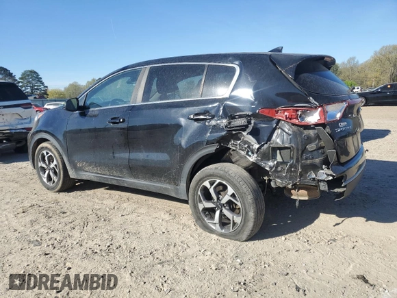 2020 Kia Sportage LX with VIN KNDPM3AC1L7736860, listed as a Copart auction lot 50317285 with 114,281 mi miles and Salvage Title. Bid and sale history available at carsss.com. Image 2.