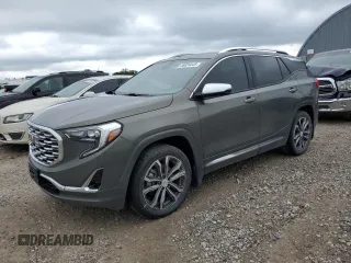 2018 GMC Terrain Denali with VIN 3GKALXEX7JL102821, listed as a Copart auction lot 58024445 with 109,535 mi miles and Salvage title. Bid and sale history available at DreamBid. Image 1.