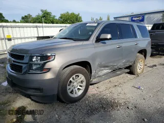 2018 Chevrolet Tahoe LT with VIN 1GNSCBKC9JR389809, listed as a Copart auction lot 53548335 with 111,788 mi miles and Salvage title. Bid and sale history available at DreamBid. Image 1.