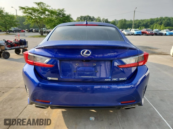 2018 Lexus RC 350 with VIN JTHSZ5BC5J5008553, listed as a Copart auction lot 60472575 with 116,525 mi miles and Salvage title. Bid and sale history available at DreamBid. Image 6.