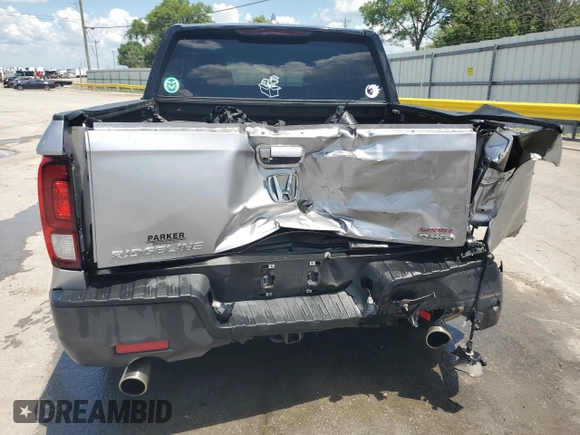 2021 Honda Ridgeline Sport with VIN 5FPYK3F18MB014841, listed as a Copart auction lot 63437765 with 52,293 mi miles and Salvage title. Bid and sale history available at DreamBid. Image 6.