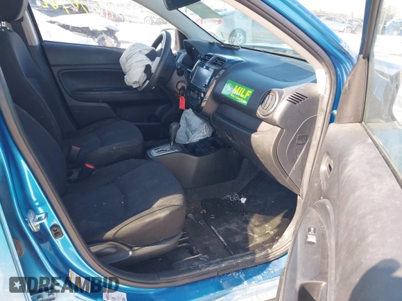 2020 Mitsubishi Mirage ES z VIN ML32A3HJ9LH007588, wystawiony jako IAAI lot #41636566 z przebiegiem 53 444 mil mil oraz . Historia ofert i sprzedaży dostępna na DreamBid. Obrazek 5.