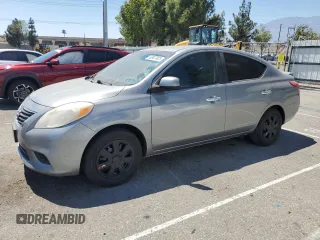 2013 Nissan Versa S Plus with VIN 3N1CN7AP5DL845814, listed as a Copart auction lot 63907485 with 114,030 mi miles and Salvage title. Bid and sale history available at DreamBid. Image 1.