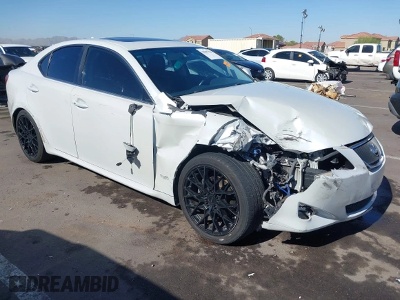2007 Lexus IS 250 with VIN JTHBK262472046760, listed as a IAAI auction lot 42287520 with 219,758 mi miles and . Bid and sale history available at DreamBid. Image 6.
