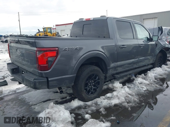 2024 Ford F-150 XLT with VIN 1FTFW3LD8RFA09158, listed as a IAAI auction lot 41563217 with 16,774 mi miles. Bid and sale history available at carsss.com. Image 4.