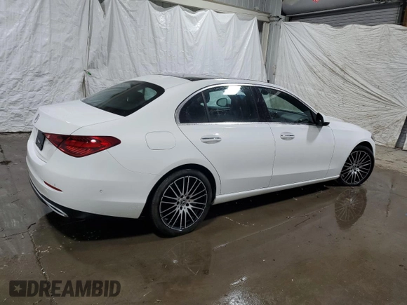 2024 Mercedes-Benz C 300 with VIN W1KAF4GB9RR219314, listed as a Copart auction lot 65782025 with 30,364 mi miles and Clean title. Bid and sale history available at DreamBid. Image 3.