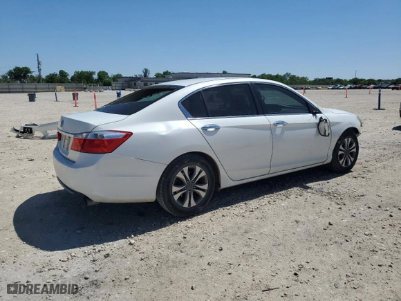 2014 Honda Accord Sedan LX with VIN 1HGCR2F39EA043271, listed as a Copart auction lot 52255825 with 184,517 mi miles and Salvage Title. Bid and sale history available at carsss.com. Image 3.