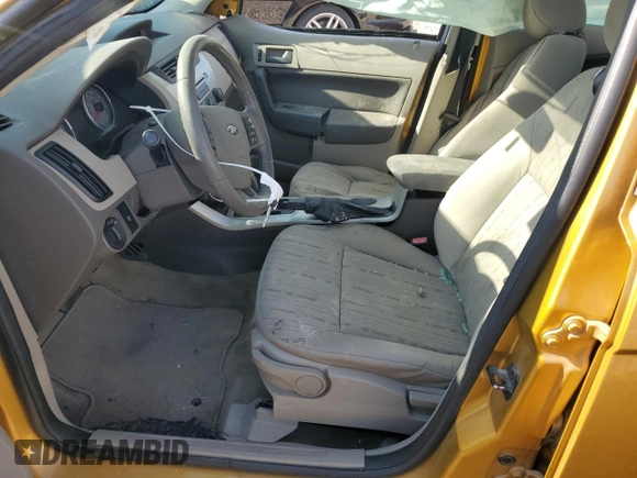 2009 Ford Focus SE with VIN 1FAHP35N59W112684, listed as a Copart auction lot 65395044 with Not Provided miles and Salvage Title. Bid and sale history available at carsss.com. Image 7.