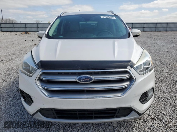 2017 Ford Escape Titanium with VIN 1FMCU0J92HUD75757, listed as a Copart auction lot 51003895 with 119,143 mi miles and Salvage Title. Bid and sale history available at DreamBid. Image 5.