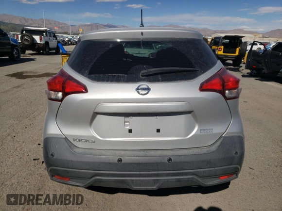 2020 Nissan Kicks S with VIN 3N1CP5BV2LL518247, listed as a Copart auction lot 51347345 with 46,000 mi miles and Salvage Title. Bid and sale history available at carsss.com. Image 6.