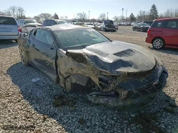 2021 Chevrolet Camaro LT1 with VIN 1G1FE1R74M0132551, listed as a Copart auction lot 49613585 with 0 mi miles and Salvage Title. Bid and sale history available at carsss.com. Image 11.