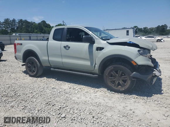 2023 Ford Ranger XL with VIN 1FTER1EH7PLE21058, listed as a Copart auction lot 57785475 with 36,881 mi miles and Salvage title. Bid and sale history available at DreamBid. Image 4.