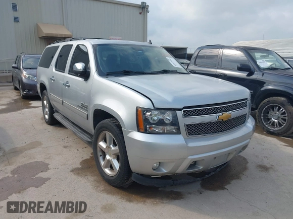 2013 Chevrolet Suburban LT with VIN 1GNSCJE03DR164477, listed as a IAAI auction lot 42083985 with 150,540 mi miles and . Bid and sale history available at DreamBid. Image 1.