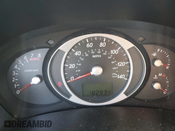 2008 Hyundai Tucson GLS with VIN KM8JM12B18U735678, listed as a Copart auction lot 70965384 with 182,834 mi miles and Salvage Title. Bid and sale history available at carsss.com. Image 9.