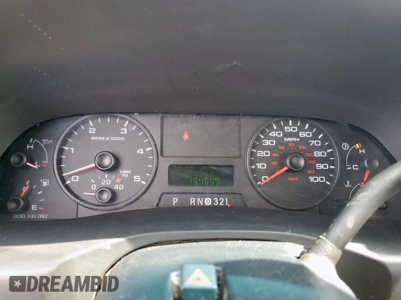 2006 Ford F-250 XL with VIN 1FTSW21P46EA13683, listed as a Copart auction lot 61142045 with 164,699 mi miles and Salvage title. Bid and sale history available at DreamBid. Image 9.