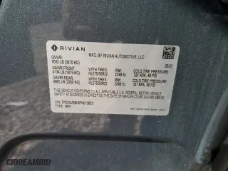 2023 Rivian R1S Adventure with VIN 7PDSGABAXPN010623, listed as a Copart auction lot 72176294 with 0 mi miles and Salvage Title. Bid and sale history available at carsss.com. Image 15.