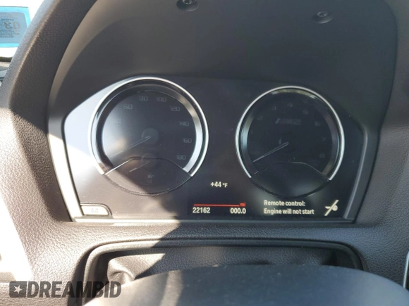 2021 BMW M2 Competition with VIN WBS2U7C05M7G54633, listed as a Copart auction lot 68432394 with 22,162 mi miles and Salvage Title. Bid and sale history available at carsss.com. Image 9.