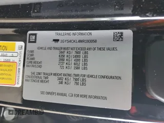 2021 Cadillac Escalade Premium Luxury z VIN 1GYS4CKL4MR193058, wystawiony jako Copart lot #57550955 z przebiegiem 47 761 mil mil oraz Szkoda całkowita • Salvage title. Historia ofert i sprzedaży dostępna na DreamBid. Obrazek 14.