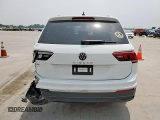 2024 Volkswagen Tiguan SE with VIN 3VVNB7AX5RM133921, listed as a Copart auction lot 58341925 with 7,865 mi miles and Salvage title. Bid and sale history available at DreamBid. Image 6.