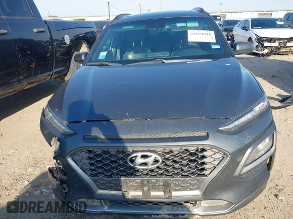 2018 Hyundai Kona Limited with VIN KM8K33A57JU072329, listed as a IAAI auction lot 41694616 with 107,801 mi miles. Bid and sale history available at carsss.com. Image 12.
