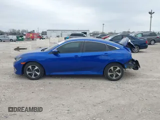 2020 Honda Civic LX with VIN 2HGFC2F69LH550744, listed as a IAAI auction lot 42079594 with 34,724 mi miles and . Bid and sale history available at DreamBid. Image 14.